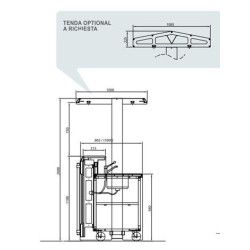 Banco bar mobile L. cm 250