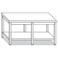 Tavolo L. cm 200x120