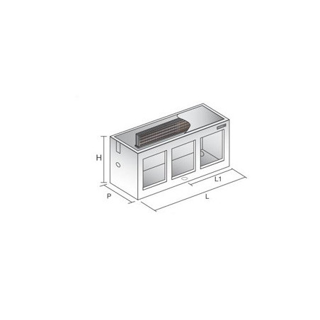 Tavolo frigo L. cm 150x67 UR