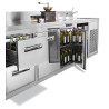 Tavolo frigo L. cm 250x67 UR