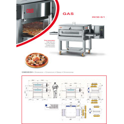 Gas ventilato n. 110 pizze/ora