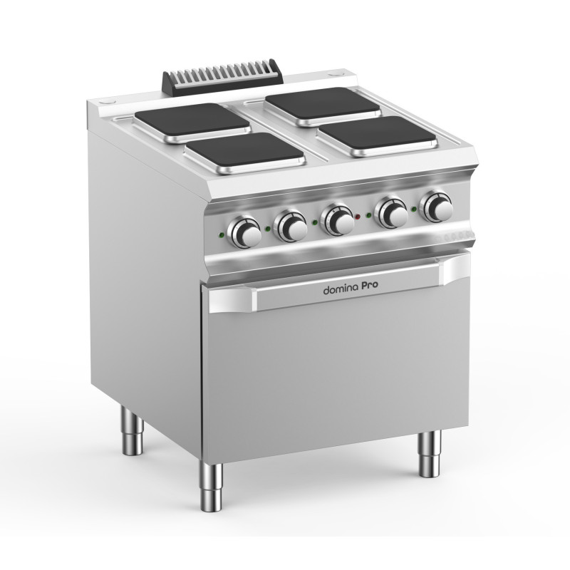 Cucina cm 70/73 - 4 piastre quadre/ forno