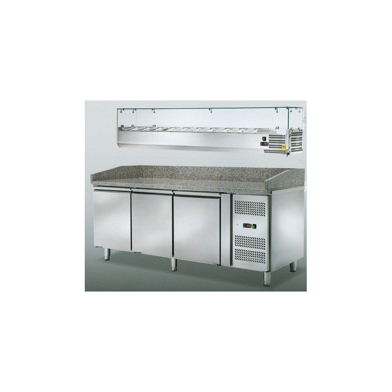 Tavolo frigo L. cm 200x80