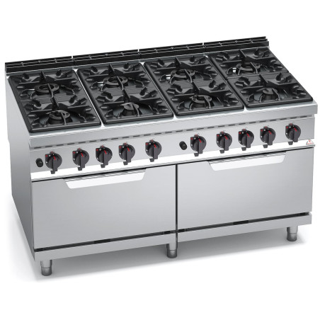 Cucina 4x12+2x3,5+2x7 kW/2xforni gas