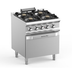 Cucina 4 x 7 kW + Forno Gas