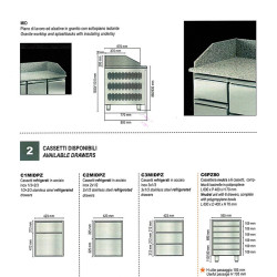 Tavolo frigo L. cm 271 3P+1C