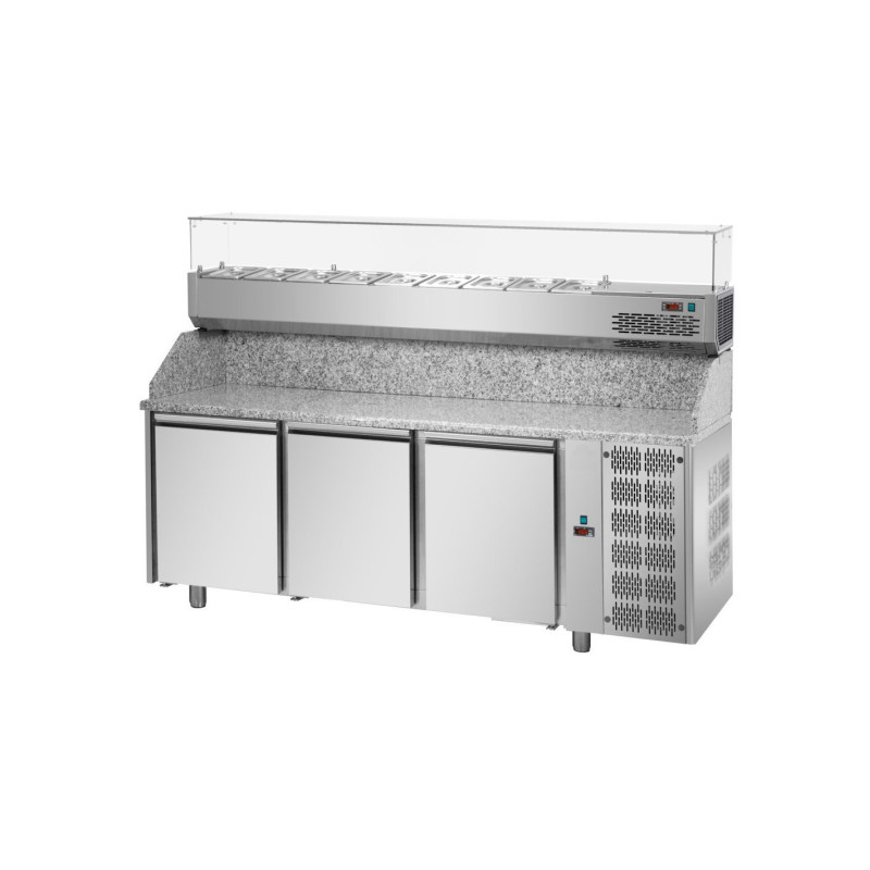 Tavolo Frigo L. 216 cm 3P