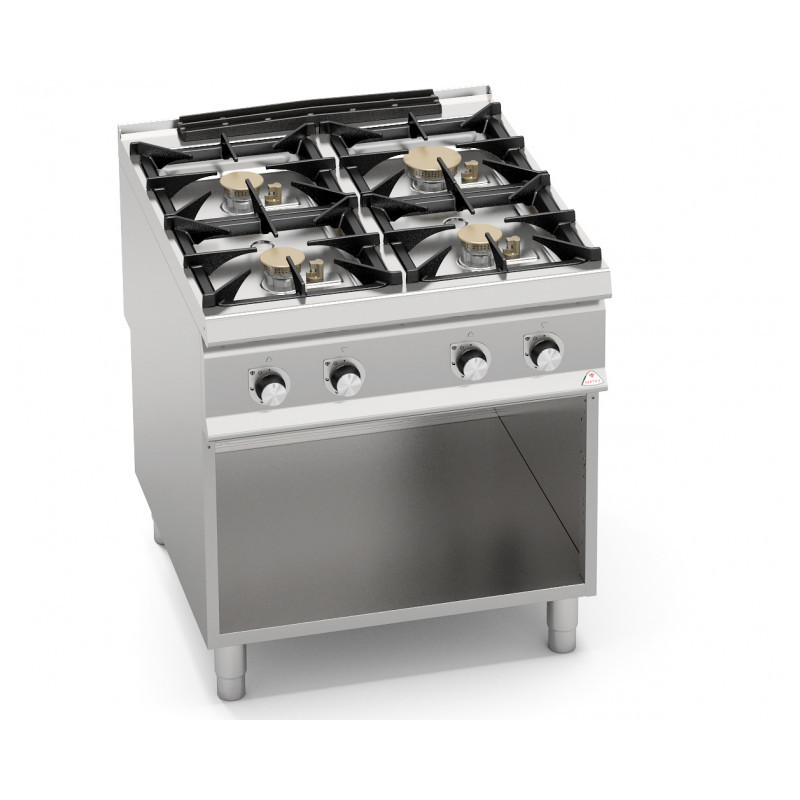 Cucina gas 1x10+3x6 kW