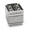 Cucina gas 1x 10 + 3x6 kW