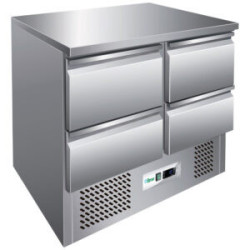 Tavolo frigo L. cm 90x70 N. 4 C