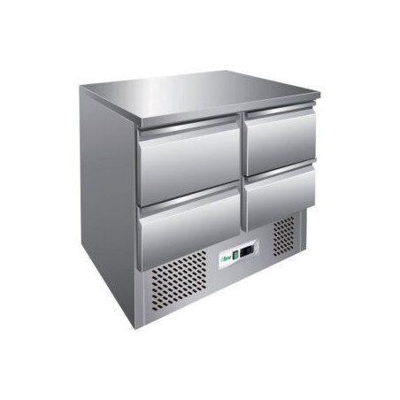 Tavolo frigo L. cm 90x70 N. 4 C