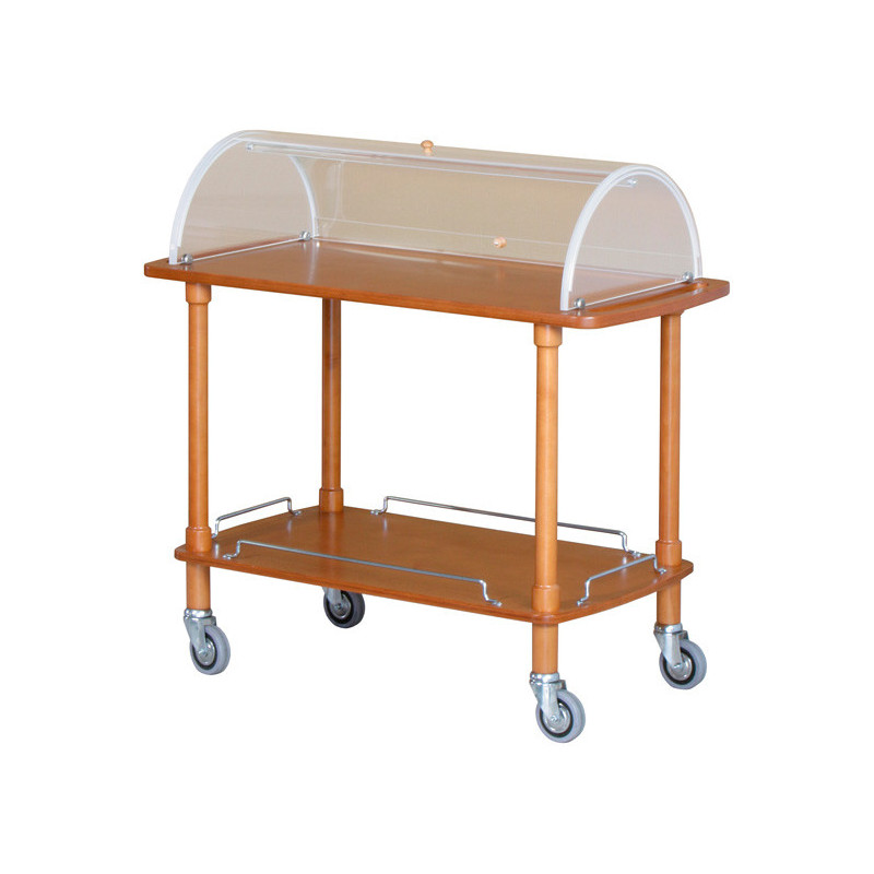 Carrello + Cupola L 110x55 cm