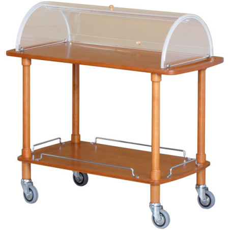 Carrello + Cupola L 110x55 cm