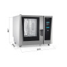 Forno Combi con Boiler 6 GN 1/1