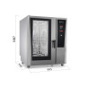 Forno combi-steammer 10 GN 1/1