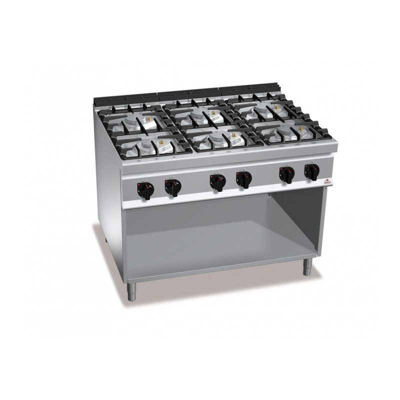 Cucina gas 3x12+2x7+1x3,5 kW