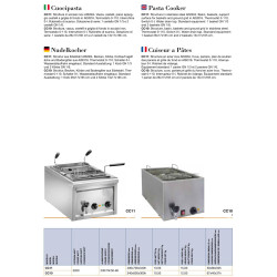 Cuocipasta da banco lt. 25