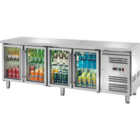 Tavolo frigo L. cm 223x70 PV GN 1/1