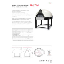 Forno Joy 140/160T 9 - 11 pizze