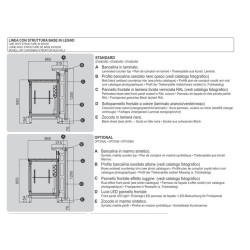 Banco "Oxid" L. 300 cm refrigerato